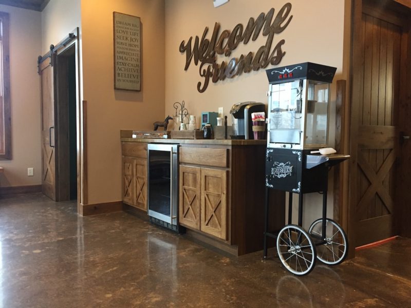 Polished Concrete flooring Bronson Veterinary Services