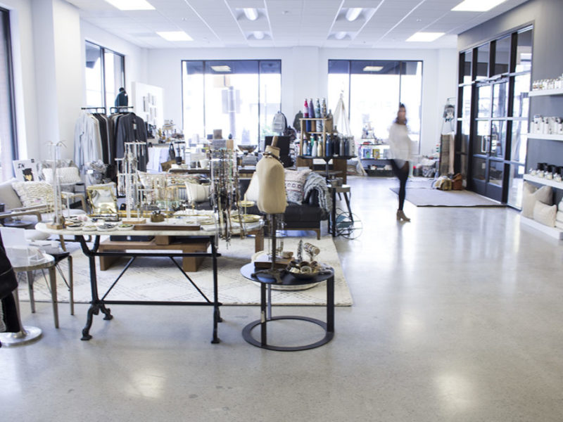 commercial concrete floor for The Find in Fort Wayne, IN