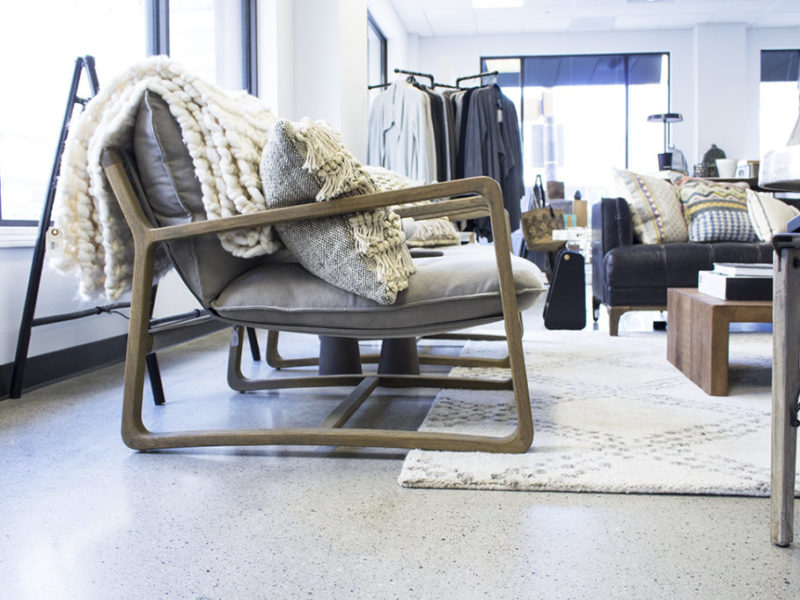 floor polishing - 400-grit polish