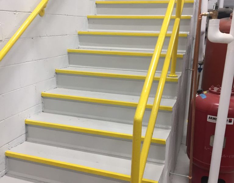 Epoxy Floor Coating with Grit