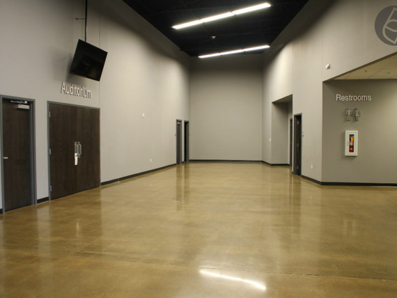 Lifehouse Church Polished + Dyed Concrete