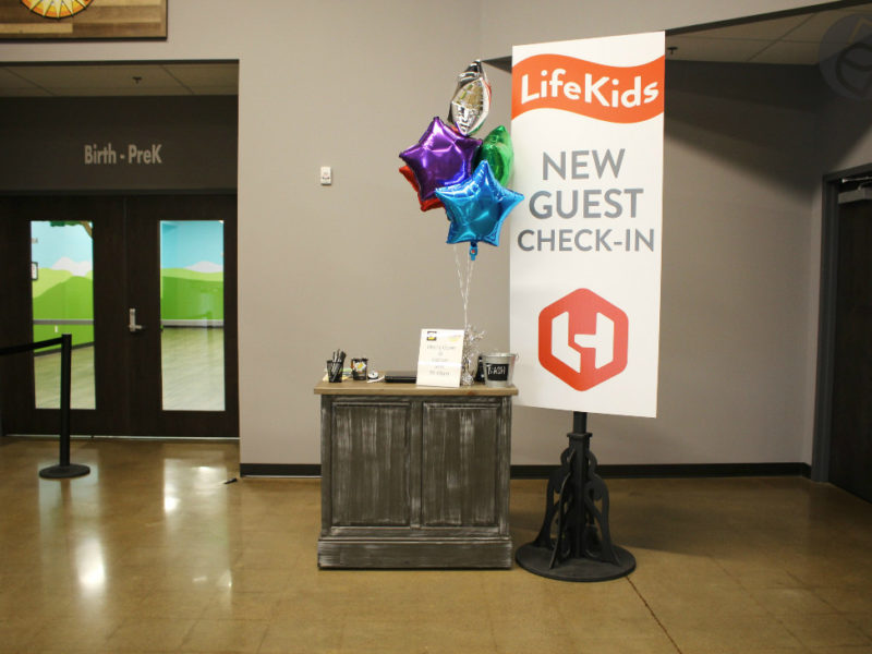 Lifehouse Church Polished and Dyed Concrete project