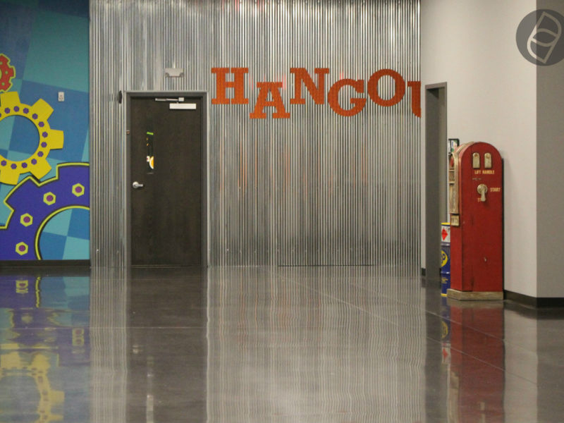 Lifehouse Church concrete floor polishing and dyeing project