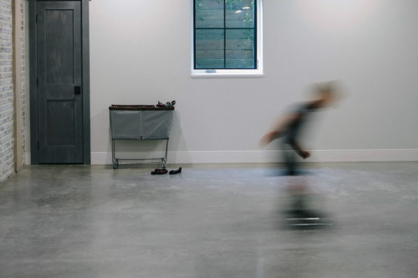 Concrete polishing residential project