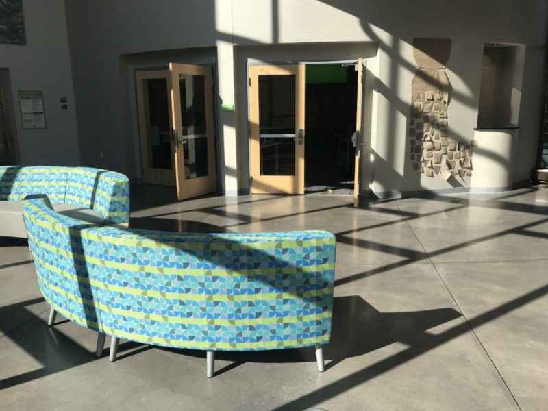 Gray Polished Concrete level 2 - Grace College