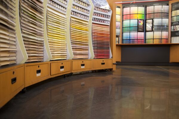 Polished and Stained Concrete Floor Connolly's Do It Best Hardware