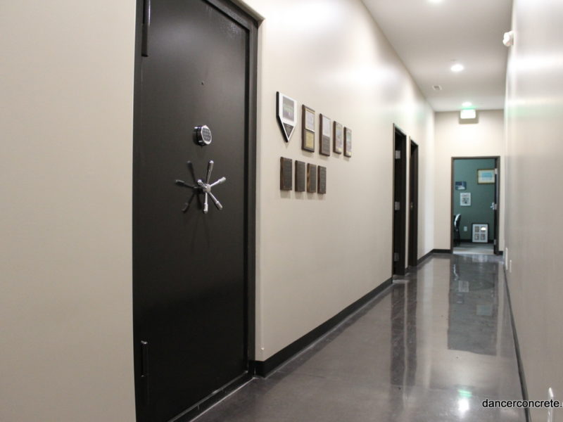 black dyed floor Stoy Farms