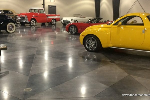 polished concrete floor