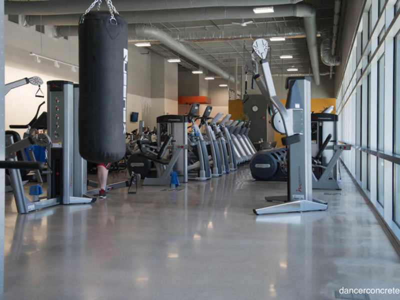 Skyline YMCA Polished Concrete Floor