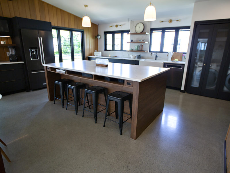 Natrual Color Concrete Flooring Project