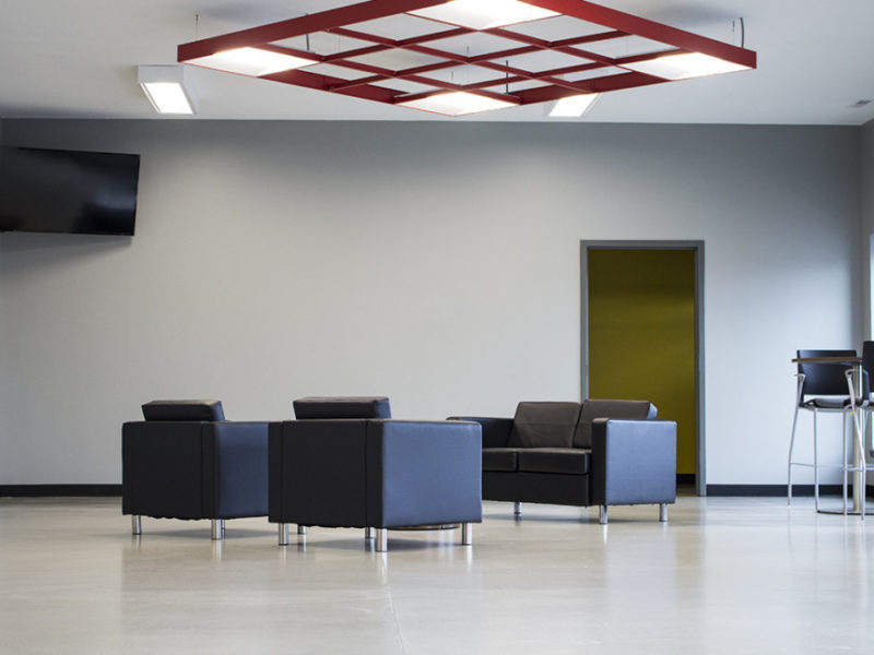 Best One Tire & Service Lounge Concrete Floor