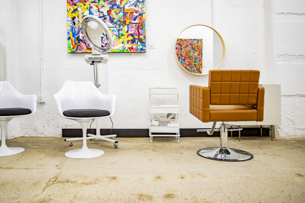 JEFFREY BENJAMIN HAIR polished floor