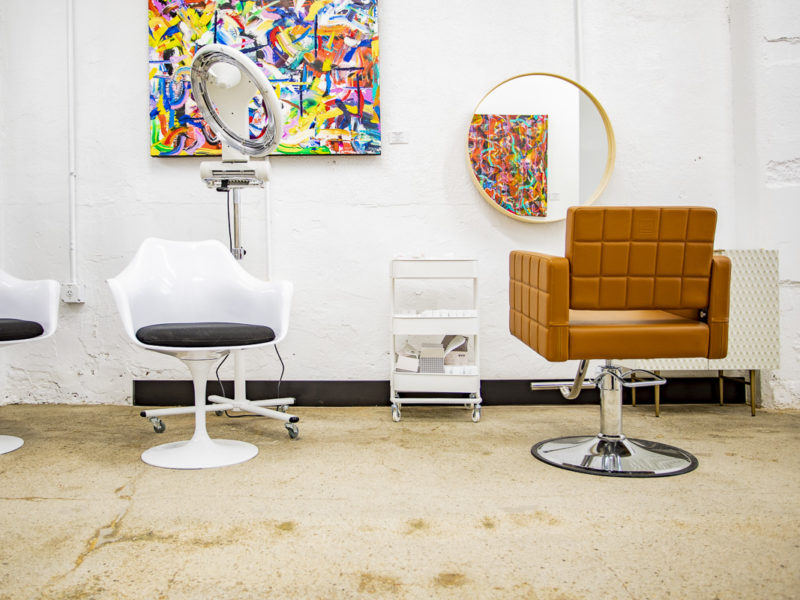 JEFFREY BENJAMIN HAIR polished floor