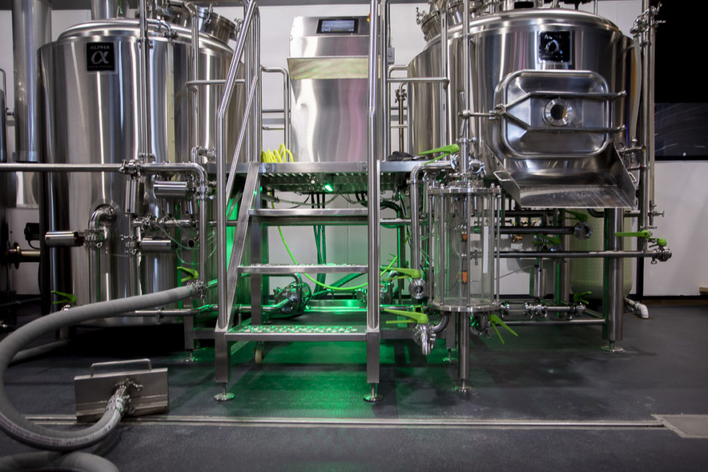 Commercial epoxy flooring system at at Dot & Line