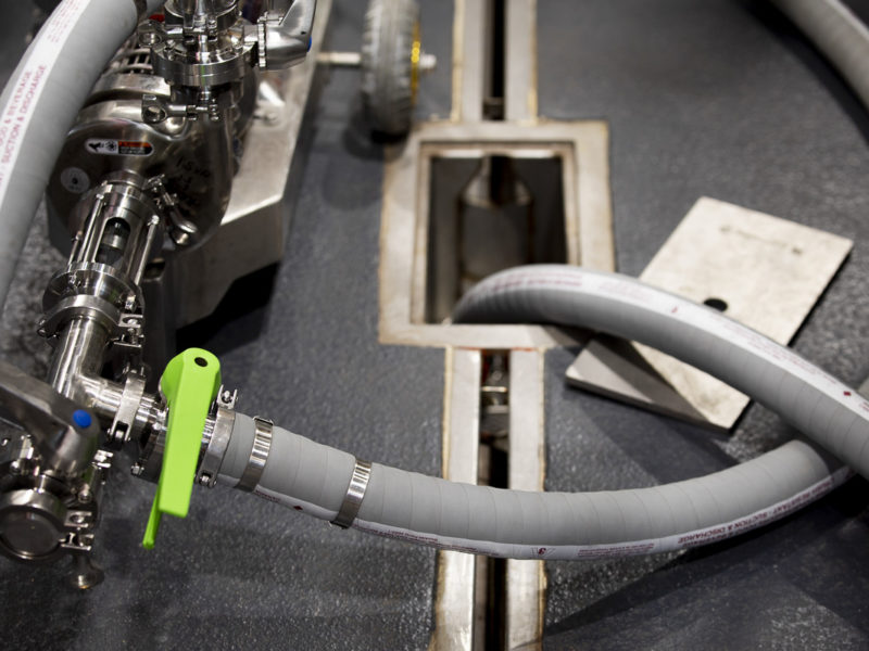 flooring project Dot & Line Brewing Company