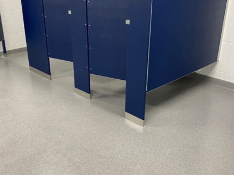 Epoxy Coatings - Carroll High School Locker Rooms