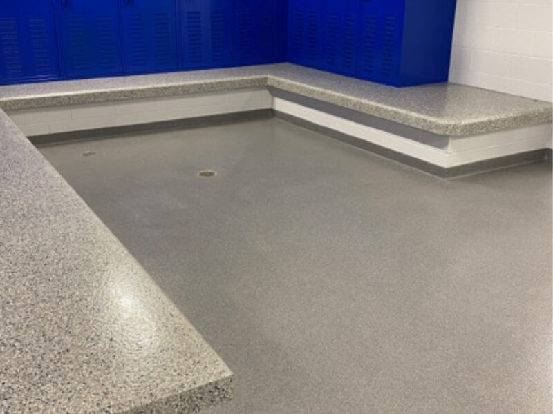 Epoxy Coatings ort Waye - Carroll High School Locker Rooms
